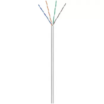 Wentronic Goobay CAT 6 tīkla kabelis, U/UTP, pelēks, 100 m - CCA, AWG 24/7 (dzīslas), PVC (93884)