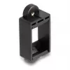 DeLOCK Keystone ietvara turētājs Snap-in Melns 18mm x 40mm x 10mm