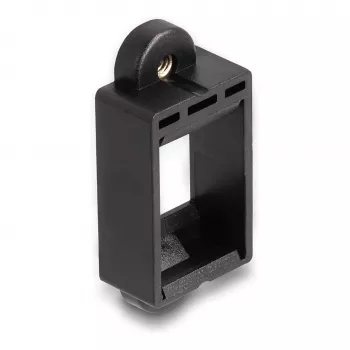 DeLOCK Keystone ietvara turētājs Snap-in Melns 18mm x 40mm x 10mm