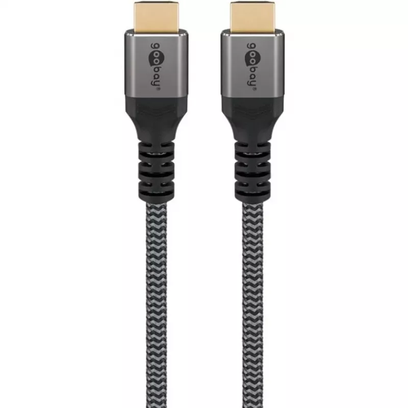 Goobay 65263 HDMI kabelis 5 m HDMI A tipa (standarta) pelēks