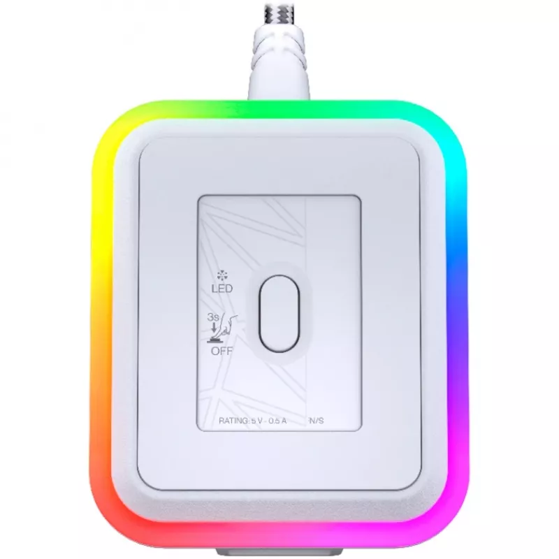 ENDORFY Mouse Dock Onyx White balts lādētājs bezvadu LIV pelēm