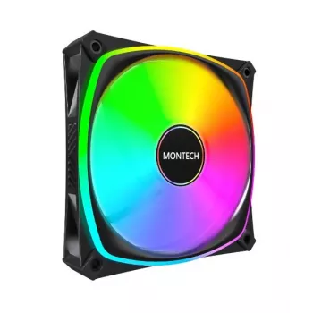 MONTECH AX120 PRO MELNS 120mm ARGB korpusa ventilators
