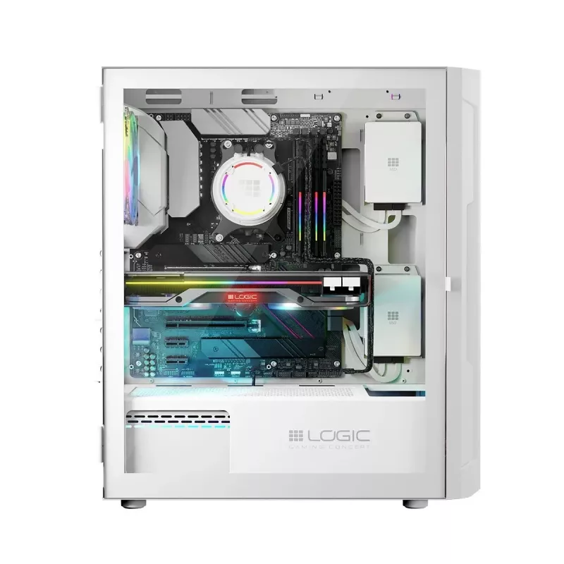 Logis ARAMIS ARGB MINIDI USB 3.0 korpuss balts