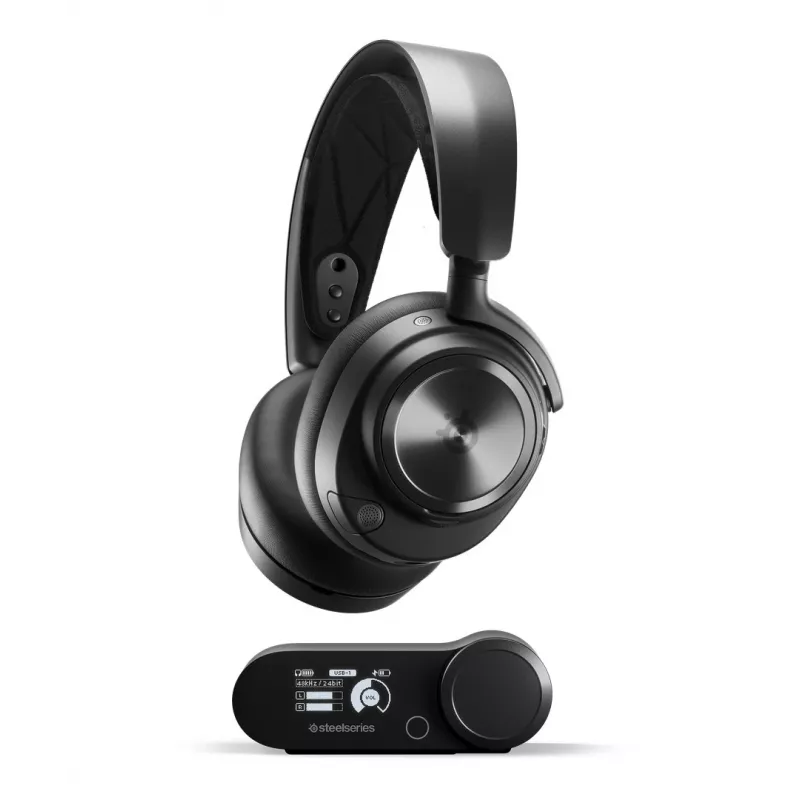 Steelseries Arctis Nova Pro Wireless austiņas galvas saite Gaming Bluetooth Melna