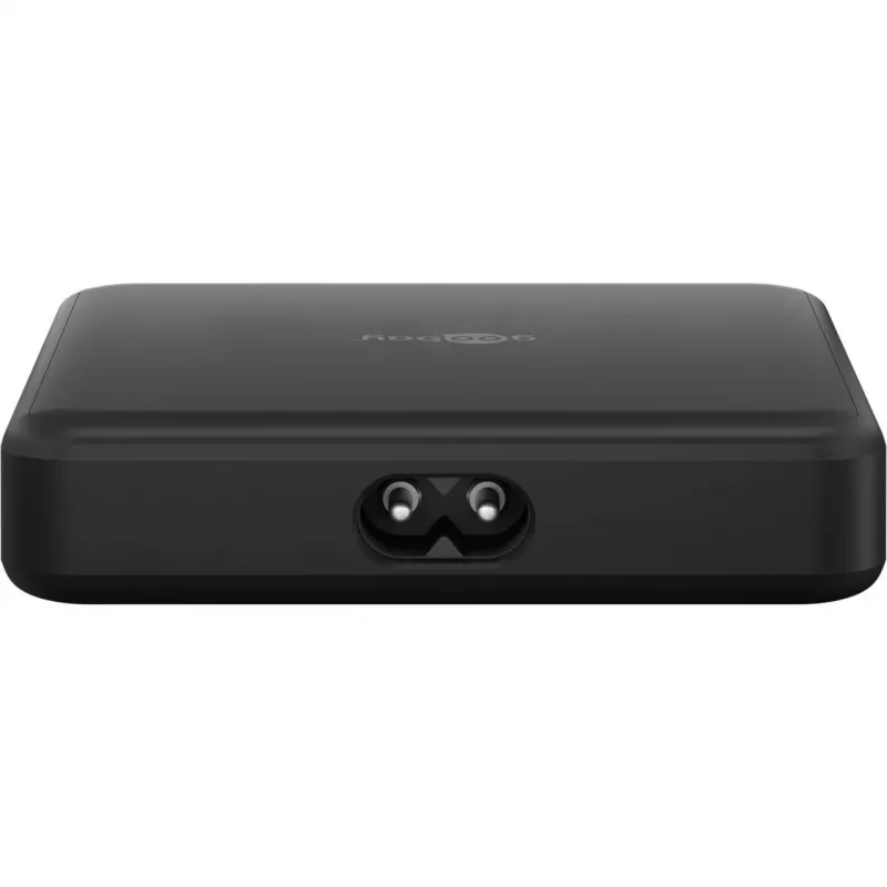 GOOBAY daudzportu USB-C PD GaN galda lādētājs 65 W, melns