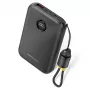 Power bank Vention FKAB0-C 10000 mAh, 2× USB-C + 1× USB-A, 22.5 W, Melns