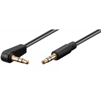 Microconnect AUDLL05A audio kabelis 0,5 m 3,5 mm Melns
