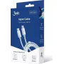 Kabelis USB 3MK USB-C - USB-C 2 m Balts