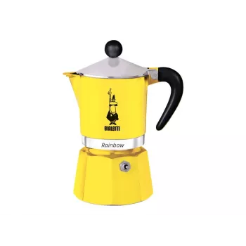 Moka katliņš Bialetti Rainbow Black Yellow