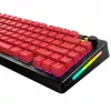Keycaps GLORIOUS GPBT Basics — PBT, US ANSI izkārtojums, sarkani akcenti