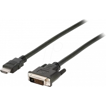 NEDIS HDMI™ - DVI-D kabelis, 2 m, niķelēts, melns