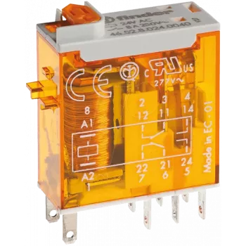 Finder Industriālais Relejs 24 VAC 320 1.2 VA (46.52.8.024.0040)