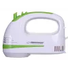 Rokas mikseris ESPERANZA EKM011 — 400 W, 5 ātrumi, turbo, mīklas āķi un putotāji, 220–240 V, balts/gaiši zaļš
