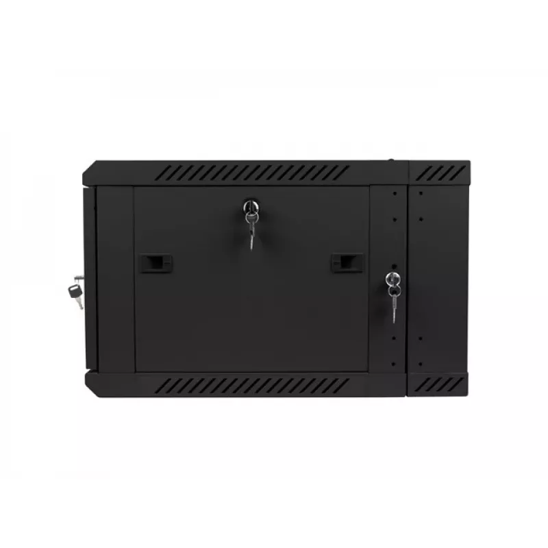 Sienas stiprinājuma skapis LANBERG WF02-6606-10B 6U 600x374.3x600 mm nerūsējošais tērauds melns