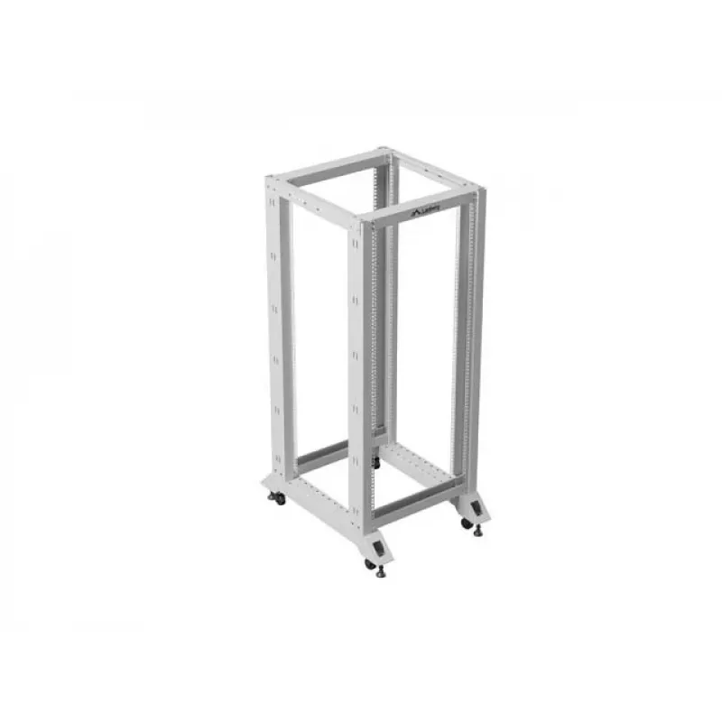 LANBERG 19 collu atvērtais statīvs 27U 600x800 mm pelēks