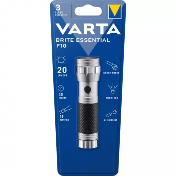 Lukturis Varta Brite Essential F10 15608 201 401 — LED, 100 lūmeni, kompakts