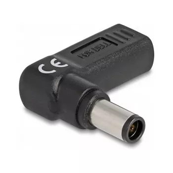 DeLOCK Adapter USB Type-C sievišķais uz Dell 7.4 x 5.0 mm vīrišķais 90° leņķa
