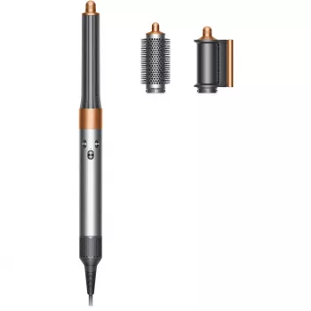 Multistyleris Dyson Airwrap Origin Silts Varš Nikelis — multistyleris, 1300 W, 3 temperatūras/ātruma režīmi, 360° pamatne, 2,675 m vads