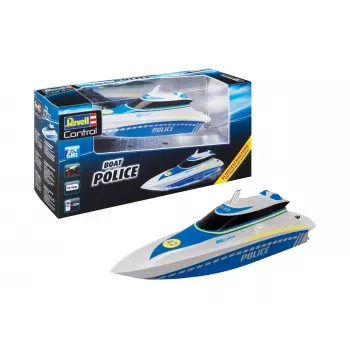 Revell Control Waterpolice RC Iesācēju Motorbots 100% Gatavs Braukšanai 350 mm (24138)