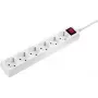 AS Schwabe Multipower Strip 11671 pagarinātājs — balts, Schuko kontaktligzdas ar galveno slēdzi