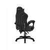 Spēļu krēsls huzaro Force 3.7 Carbon Black — ergonomisks, regulējams augstums 107.5–116.5 cm, 5 riteņi, jostas un kakla spilveni