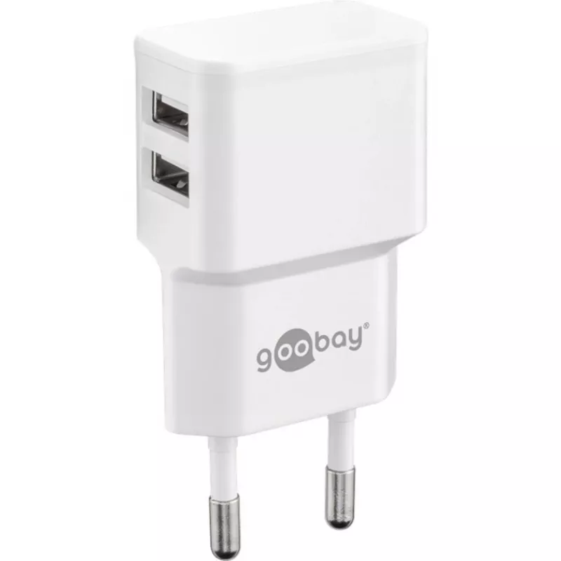 Goobay 44985 Mobilā telefona kabelis Balts