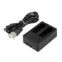 Dvigubas USB bateriju lādētājs SPCC1B GoPro Max