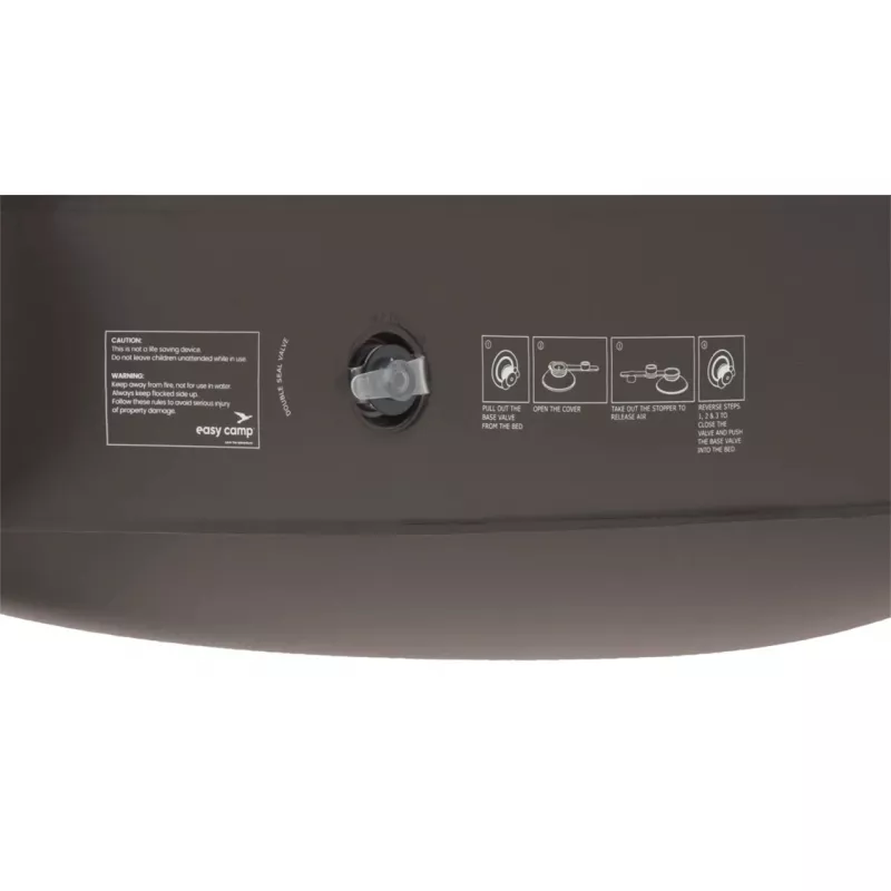 Piepūšamais atpūtas krēsls Easy Camp 420072, brūns PVC, 840×1400×700 mm