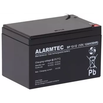 12V 12AH VRLA BP12-12 Alarmtec Emu Akumulators