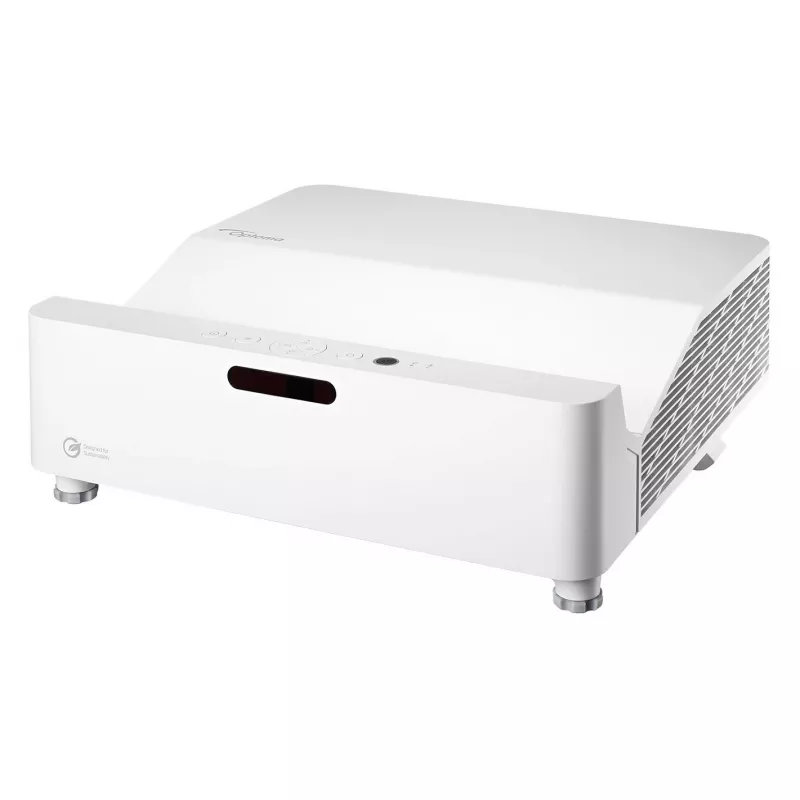 Optoma ZW410UST DLP lāzera projektors - 4000 lm, WXGA, 3D, ultraīss fokuss