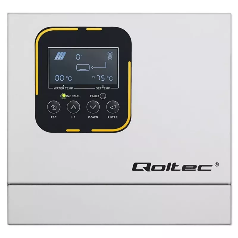 Invertors QOLTEC ECO Solar Boost 4kW MPPT LCD, 4 kW izeja, MPPT kontrolleris, LCD displejs
