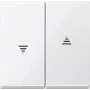 Merten 432419 gaismas slēdzis, balts, spiedpogas vadība, vienvietīgs