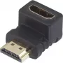 SpeaKa Professional HDMI Adapteris [1x HDMI-Spraudnis - 1x HDMI-Ligzda] 90° uz augšu leņķots, apzeltīti kontakti SpeaKa Professional (SP-7870132)