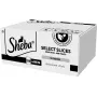 Slapjā kaķu barība Sheba Select Slices Poultry Flavors multipaka — 120 x 85 g paciņas, pieaugušiem kaķiem, 83% mitrums