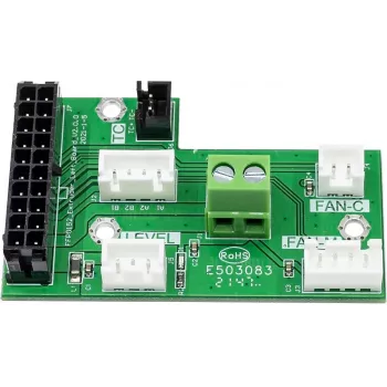 3D printera ekstrūdera plate Flashforge Creator 4 Green — rezerves ekstrūdera vadības plate Creator 4