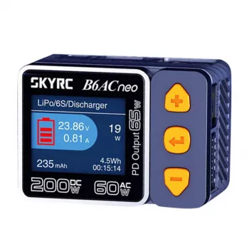 Lādētājs SkyRC B6AC Neo 10A AC DC LiPo Li-Ion LiFePO4