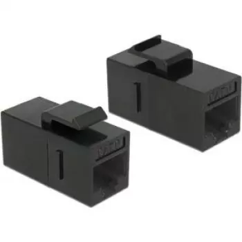Keystone modulis DeLOCK 86381 leņķveida melns RJ-45