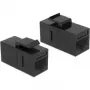 Keystone modulis DeLOCK 86381 leņķveida melns RJ-45