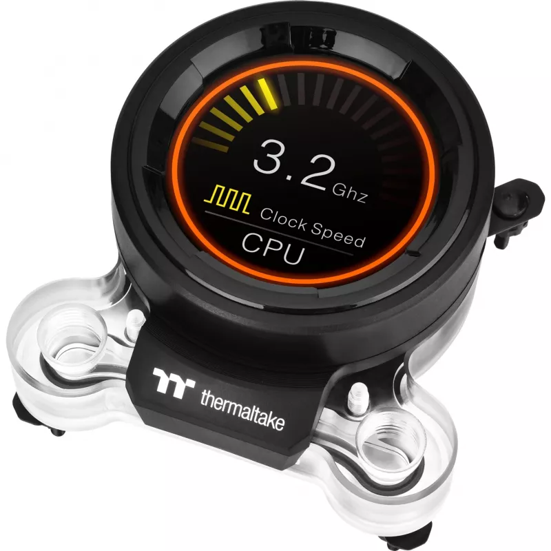 Ūdens dzesēšanas bloks Pacific MX2 Ultra CPU, varš, 2.1 collu LCD temperatūras sensors