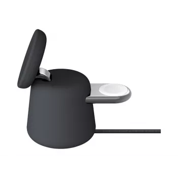 Bezvadu lādētājs Belkin WIZ027VFH36 2-in-1 magnētiskais Qi2 15W iPhone un Apple Watch