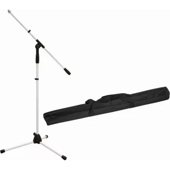 Mikrofona statīvs Omnitronic MS-1W ar strēli — balts