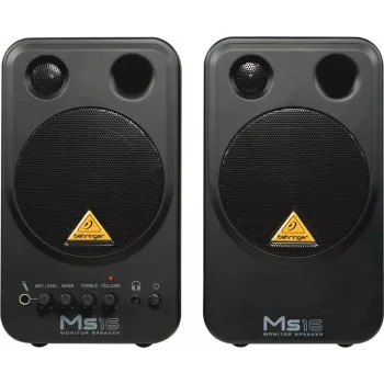 Behringer MS16 2-virzienu skaļrunis Melns Vadu 16 W