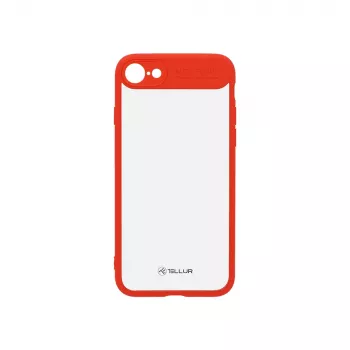 Tellur cietais vāciņš iPhone 8 11,9 cm (4,7 collas) Sarkans Caurspīdīgs