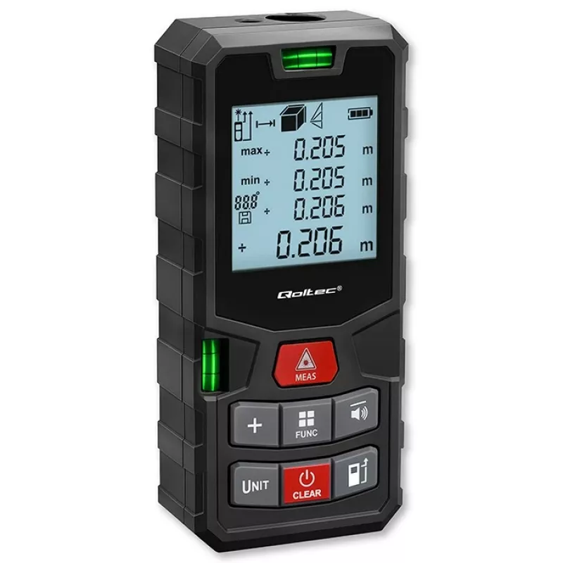 Lāzera attāluma mērītājs ar līmeņrādi 120m