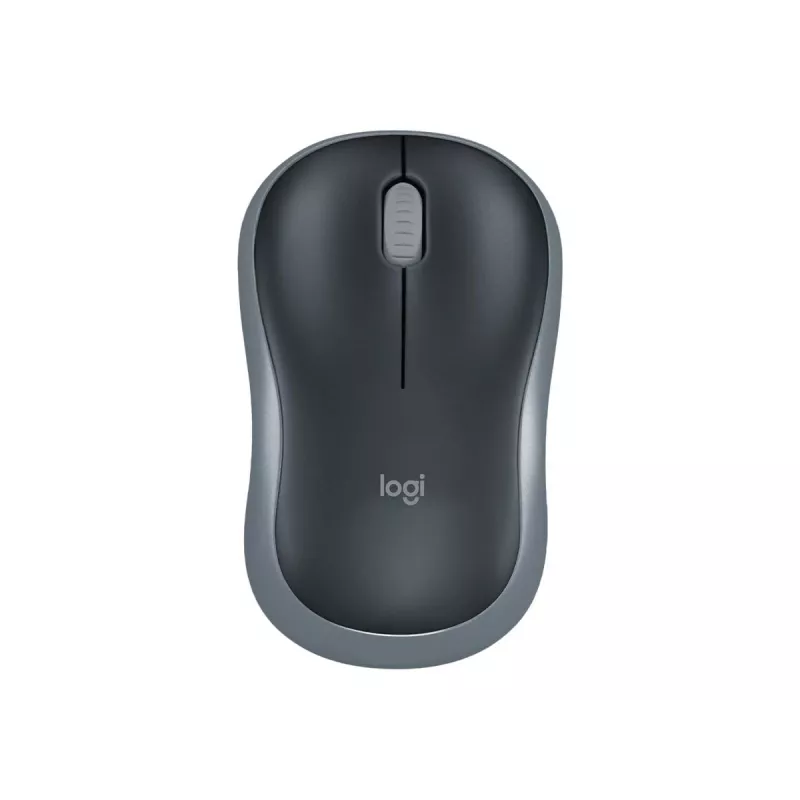 Logitech M185 Bezvadu optiskā pele Ambidextrous Pelēka 910-002238