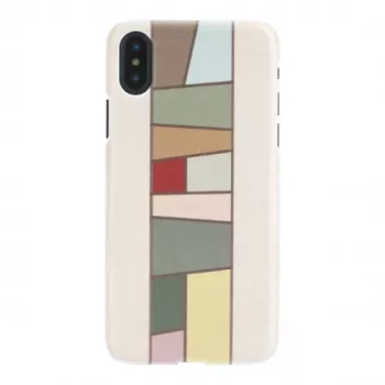 Viedtālruņa maciņš man and wood iPhone X/XS — balts