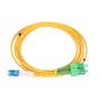 Patchcord Extralink SC/APC uz LC/UPC, vienmoda duplekss G.652D, 3 mm, 20 m