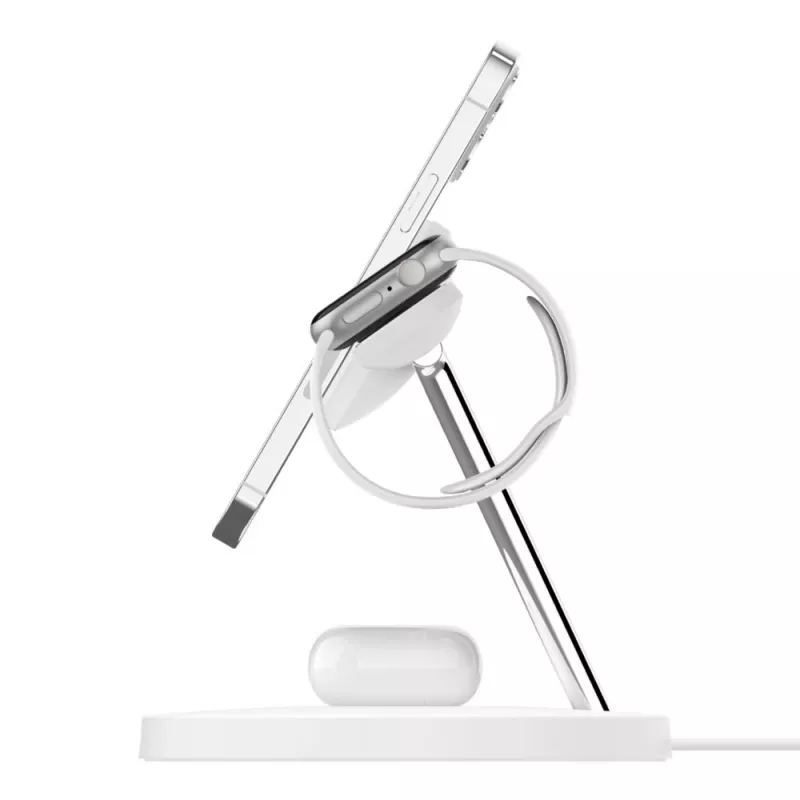 Belkin WIZ017vfWH bezvadu ātrās uzlādes lādētājs austiņām, 15 W, balts