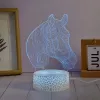 Manta SNL116RGB RGB 3D zirga dekoratīvā LED lampa
