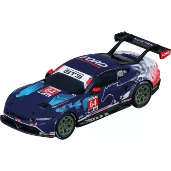 Carrera 50051019 hibrīda Ford Mustang GT3 Nr.64 – iebūvēts akumulators, ieteicamais vecums 12+